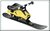 Ski-Bockerl schwarz-gelb (gefedert)